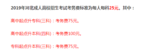 2020各地成人高考报名费用明细，看看有没有你所在的地区(图5)